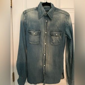 Women’s Denim Gucci Button Up Shirt